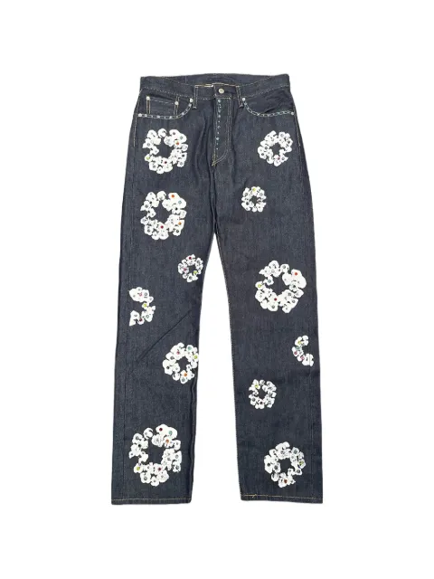 Denim Tears rhinestone-embellished jeans Blue DT295