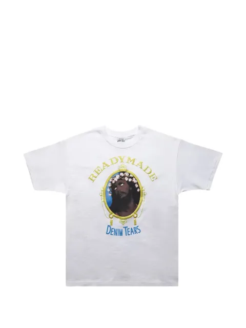 Denim Tears wreath logo short-sleeve T-shirt White DT337