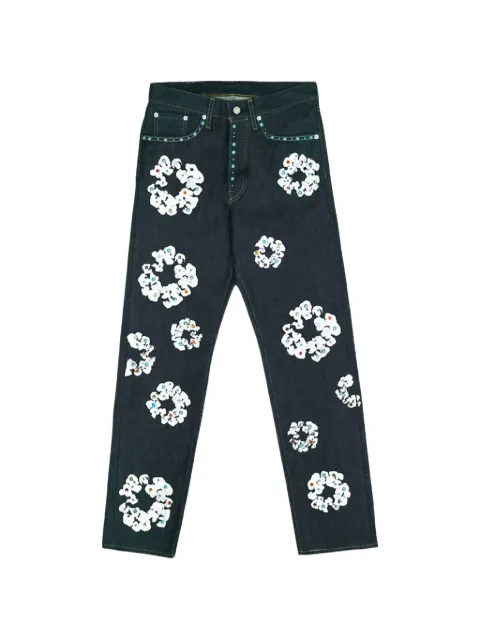 Denim Tears x Levi's 501 wreath jeans Blue DT313
