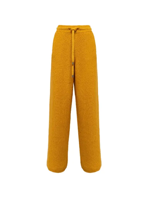 Laneus knitted track pants Yellow S6LAWOKT115