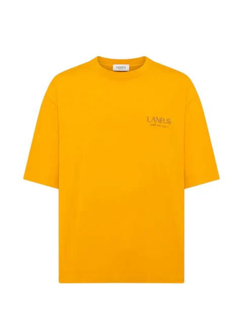 Laneus graphic-print T-shirt Yellow S6LAMATH118
