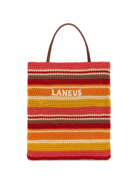 Laneus striped-pattern shoulder bag Red S6LAUABA207