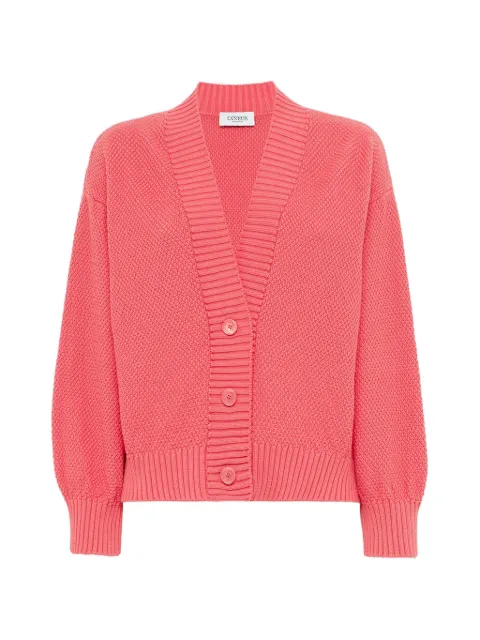 Laneus V-neck buttoned cardigan Pink S6LAWOCA125