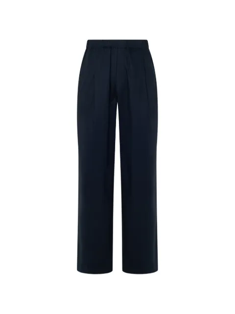 Laneus detail-embroidered trousers Blue S6LAMAPA088