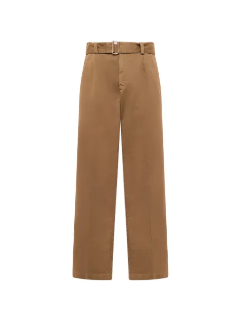 Laneus belted trousers Brown S6LAMAPA087