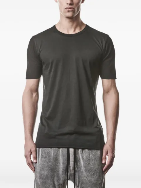 Thom Krom ribbed-panel T-shirt Black MTS934