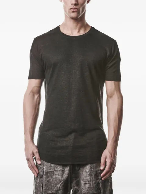 Thom Krom raw-edge panelled T-shirt Green MTS927