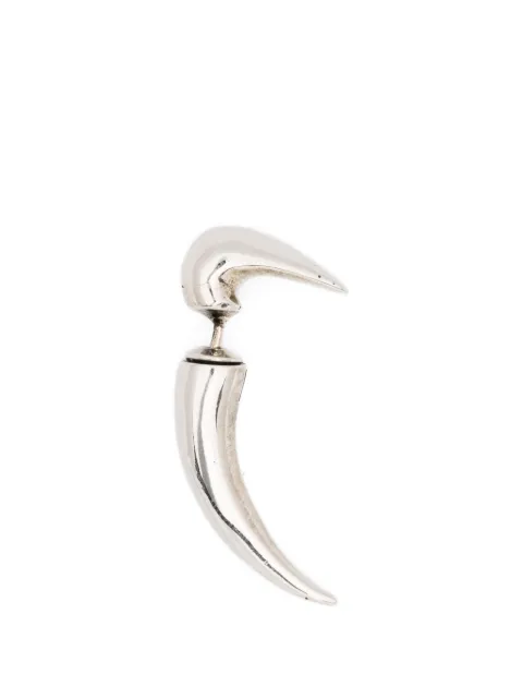 LEONARDO VALENTINI horn earrings Silver BRTBJX01SILVER