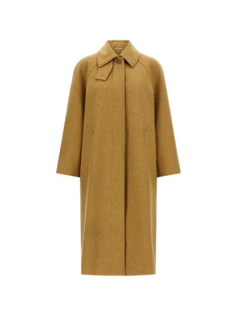 A.P.C. shirt collar removable belt coat Brown WVBEKF01566PBC