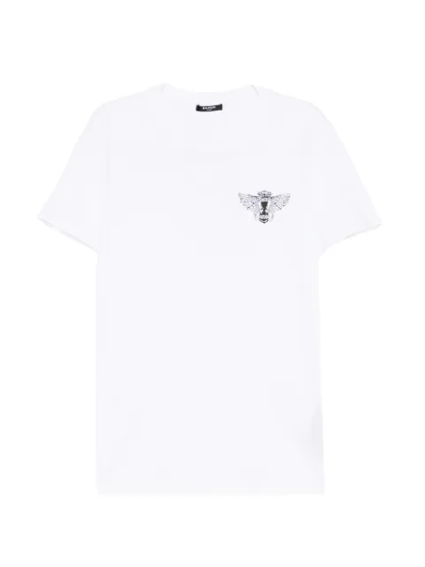 Balmain T-shirt with Balmain Wings print White GH1EF000GF39