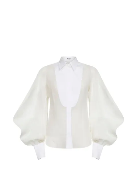 Brunello Cucinelli button bishop-sleeves shirt White M0F91NL706C100