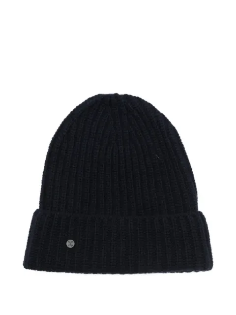 Closed ribbed beanie hat Blue C8069498U
