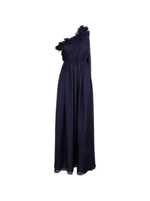 Leo Lin Jenni one-shoulder maxi dress Blue LLRE260182