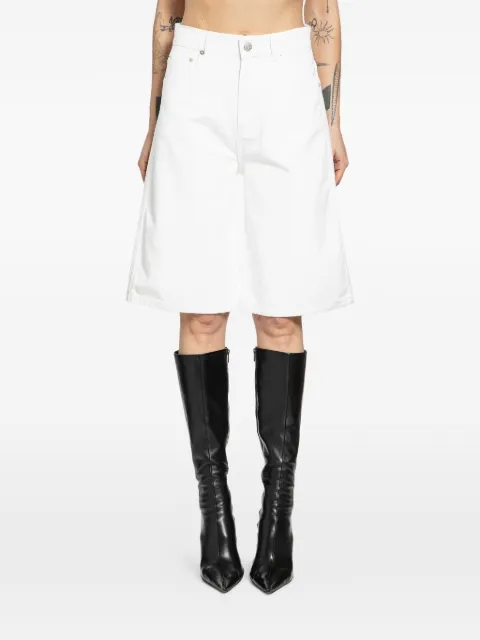 Coperni denim bermuda shorts White COPP86F2056