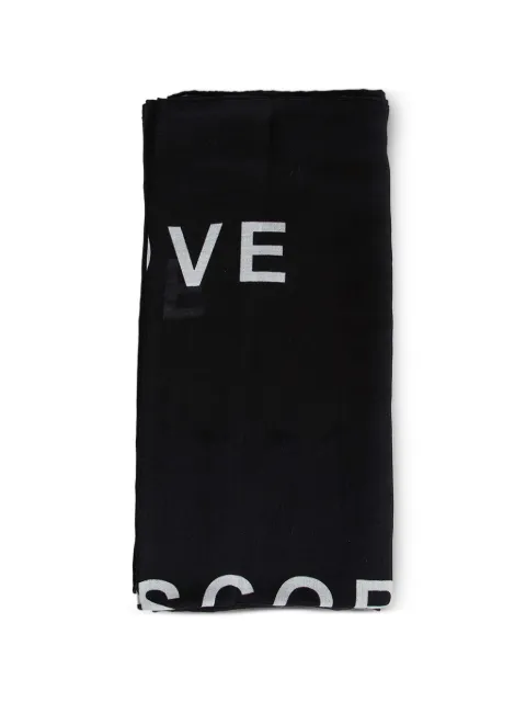 Rick Owens printed scarf Black RU01F2467SCARP7