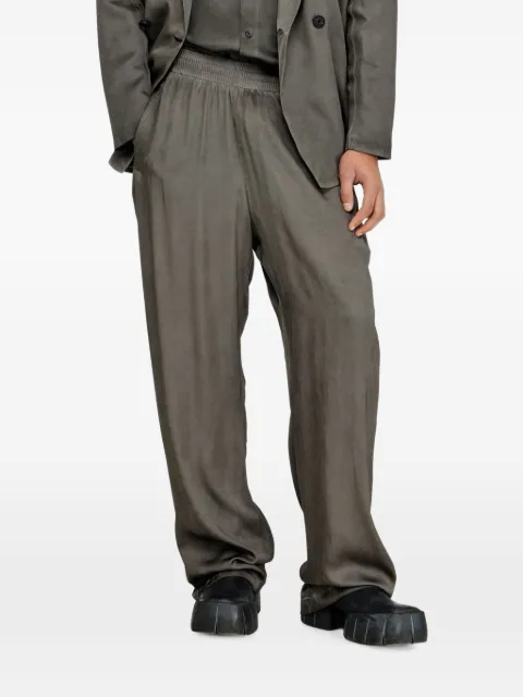 Diesel track pants in treated fluid viscose Grey A205000ALBG