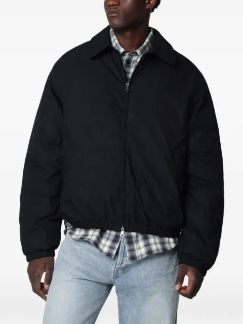 OUR LEGACY collared puffa jacket Black M2261AB
