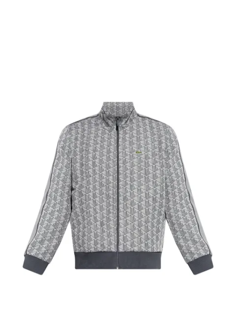 Lacoste patterned zip-up sweatshirt Grey SH1368