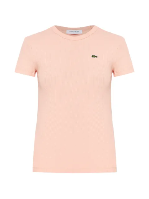 Lacoste cotton logo T-shirt Pink TF5538