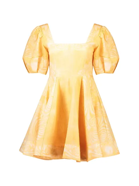 KATE FORD Mimosa Bando dress Yellow MID1813MULTI