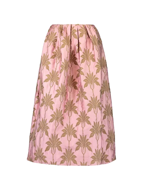 Odeeh floral midi skirt Pink 5301616159403ROSEQUARTZ