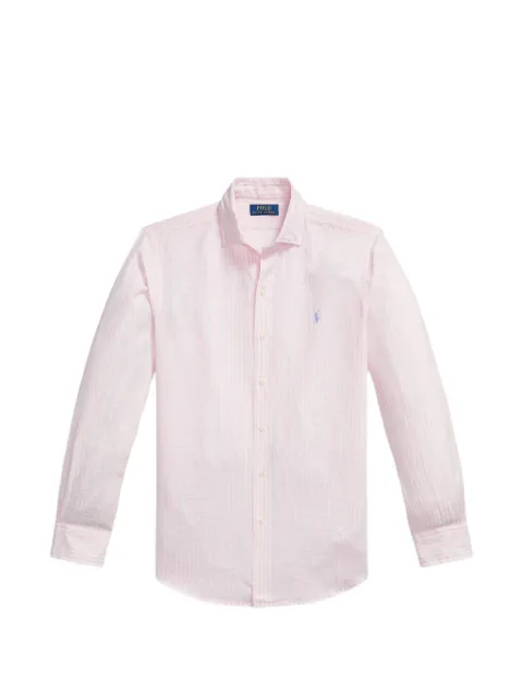 Polo Ralph Lauren striped seersucker shirt Pink 710B16700002