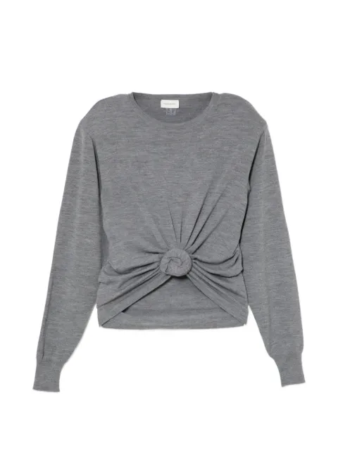 Magda Butrym long-sleeved jumper Grey 351426