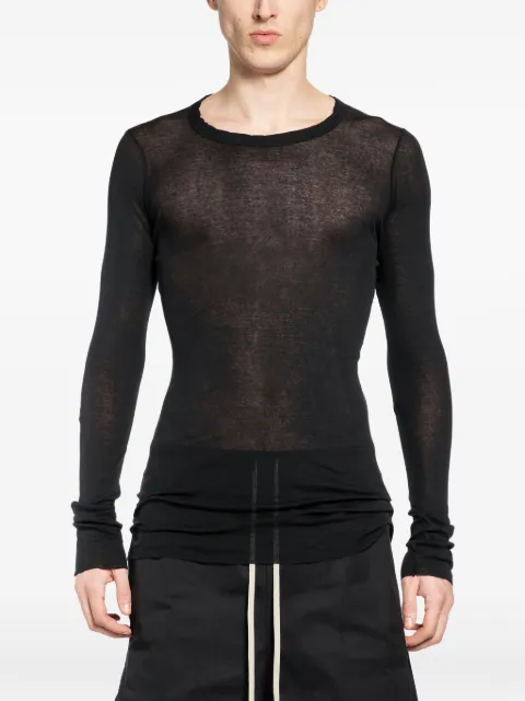 Rick Owens long-sleeve T-shirt Black RU01F2250MR