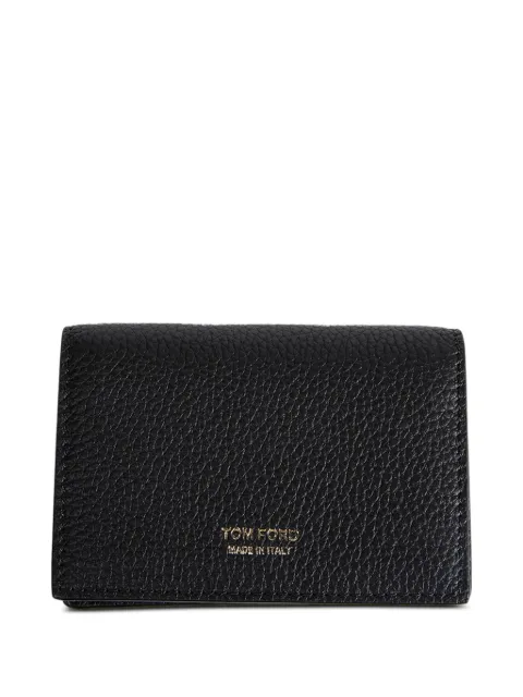 TOM FORD grained leather card holder Black Y0277LCL158G