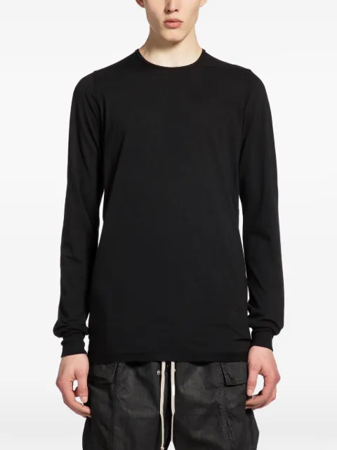 Rick Owens DRKSHDW long-sleeve level T-shirt Black DU01F4260RN