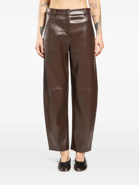 'S Max Mara faux-leather trousers Brown 2619781031600