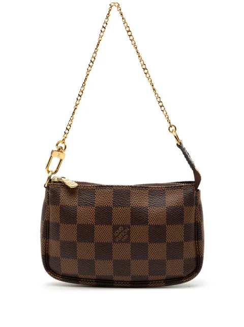 Louis Vuitton Pre-Owned 2019 Damier Ebene Mini Pochette Accessoires handbag Brown 9P6FHI6XAJ5T1HZ9