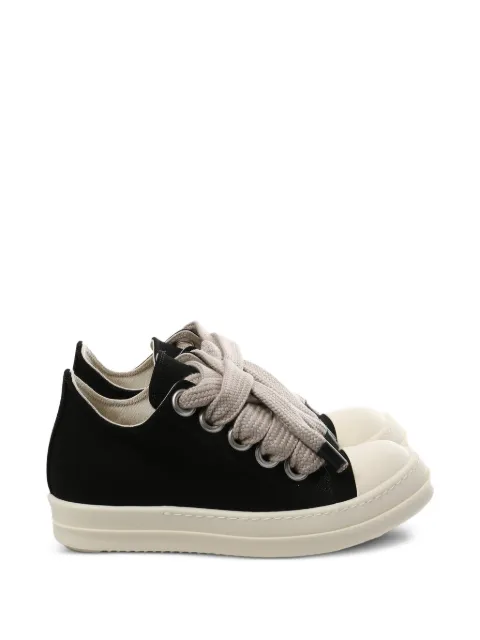 Rick Owens DRKSHDW canvas toe-cap sneakers Black DS01F4819DOW2