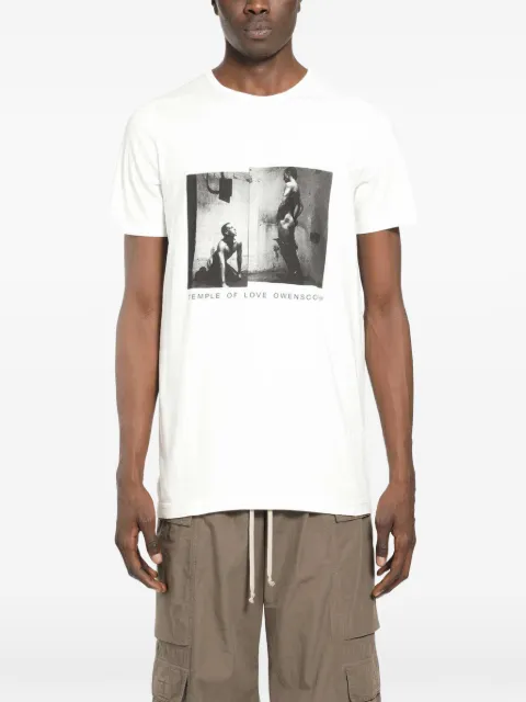 Rick Owens DRKSHDW graphic-print T-shirt White DU01F4250RNEP6P