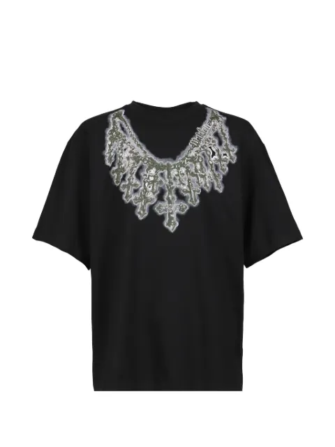 We11done necklace-graphic T-shirt Black WDTT026775UBK