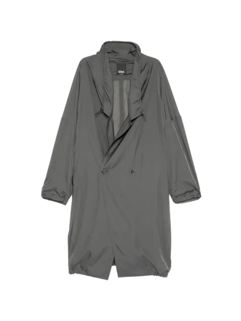 GDeL by gaze de lin shirring-detail coat Grey GDLCT464