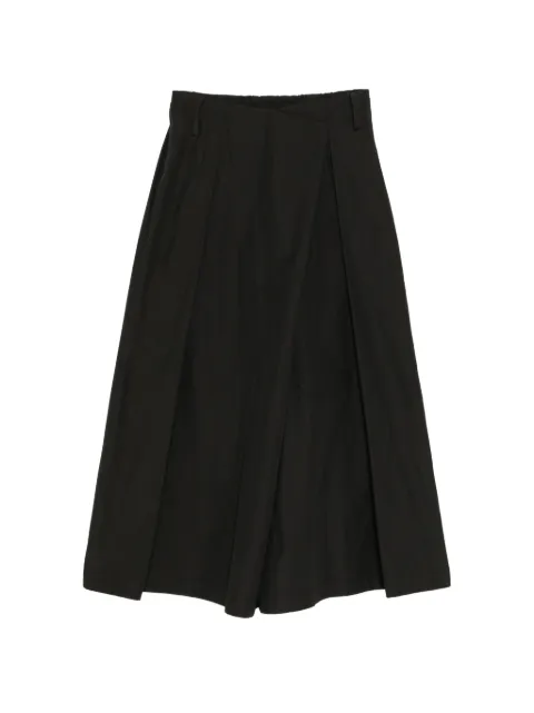 GDeL by gaze de lin Pure wide-leg trousers Black GDLPT476