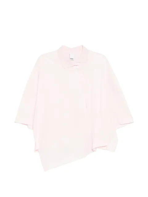 GDeL by gaze de lin asymmetric-hem polo shirt Pink GDLJT412S