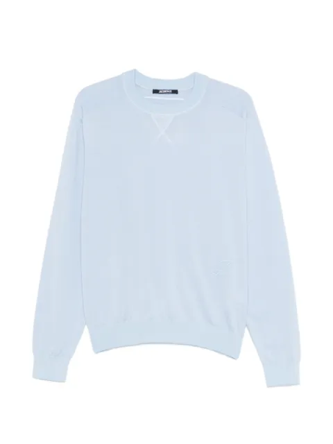 Jacquemus logo-embroidered top Blue SWM00620AK00299