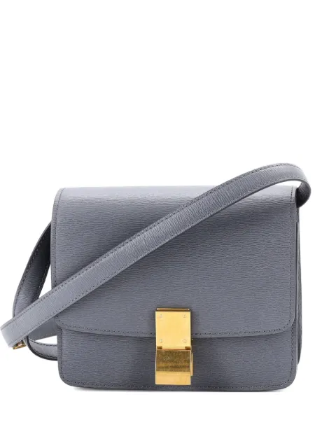 Celine Pre-Owned Classic Box Bag Grainy Leather Teen shoulder bag Grey KV5H5JNJHXALFDT3