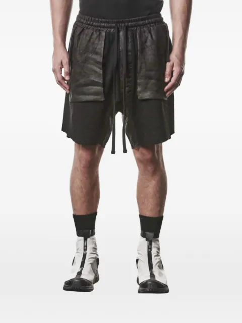 Thom Krom pocket drawstring shorts Black MST515