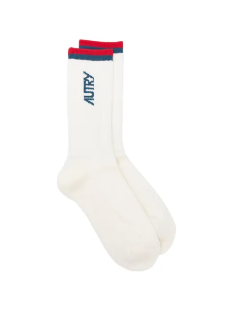 Autry ribbed trim socks White SOPU059S