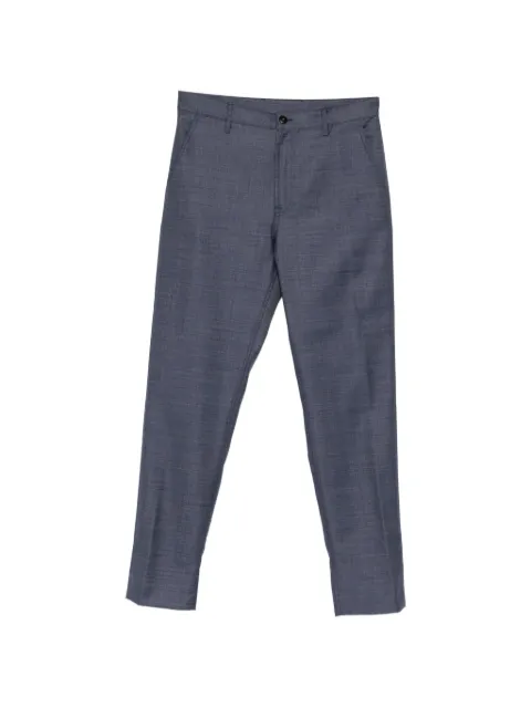 Canali button tailored trousers Blue AA02524U91675R