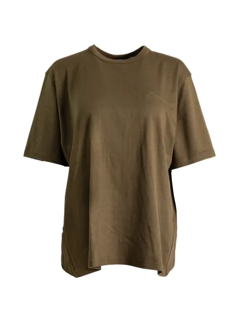 Jacquemus draped-effect short-sleeve T-shirt Green TOW00896AJ00260