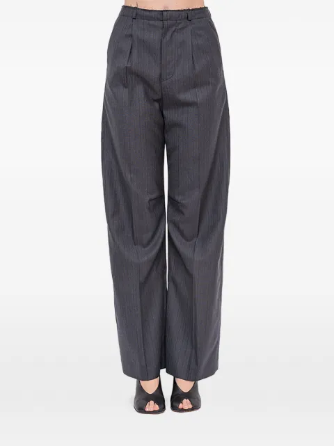 MM6 Maison Margiela pinstripe oversized trousers Grey S52KA0555