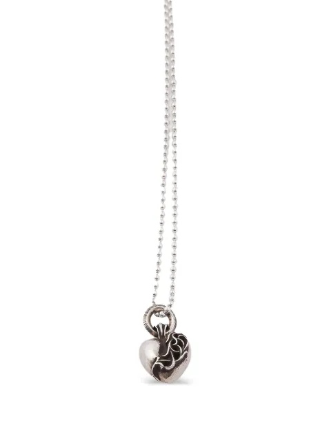 Chrome Hearts heart-pendant necklace Silver CHRM0662