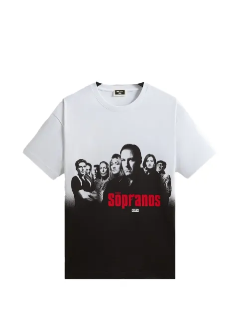 KITH The Sopranos Ombre Poster T-shirt White KHM034645101