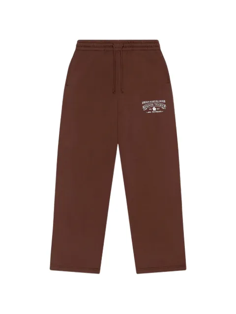 Denim Tears logo-detail track pants Brown DT278