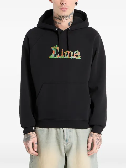 dime Classic Dimecraft logo hooded sweatshirt Black DIMEHO2549BLK