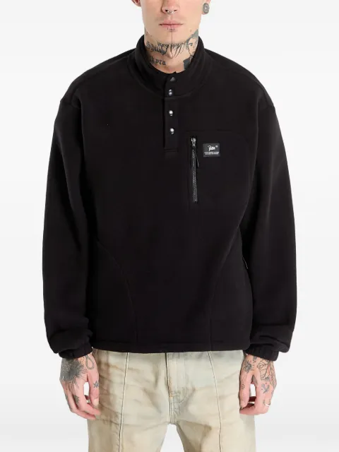 PATTA sherpa-fleece sweatshirt Black POCAW2526003590003001